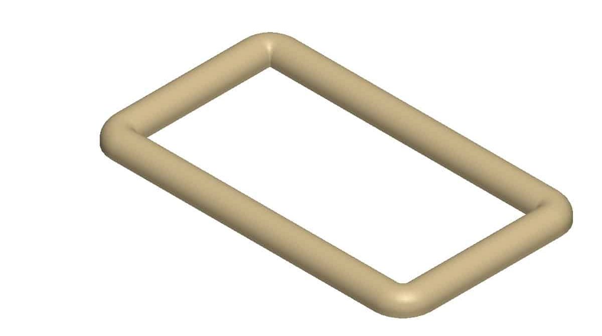Rectangle D Cross Section