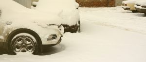 Cars in Snow
