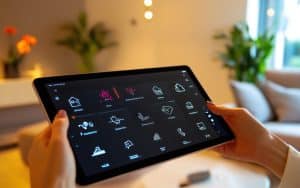 Modern smart home system interface