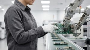 Robotic arm with PCB