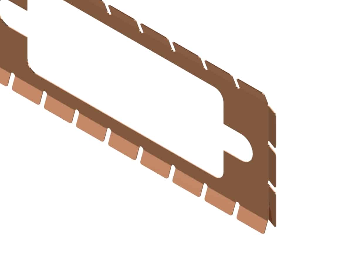 D-Sub Miniature Slotted Gaskets for Connector EMI Shielding
