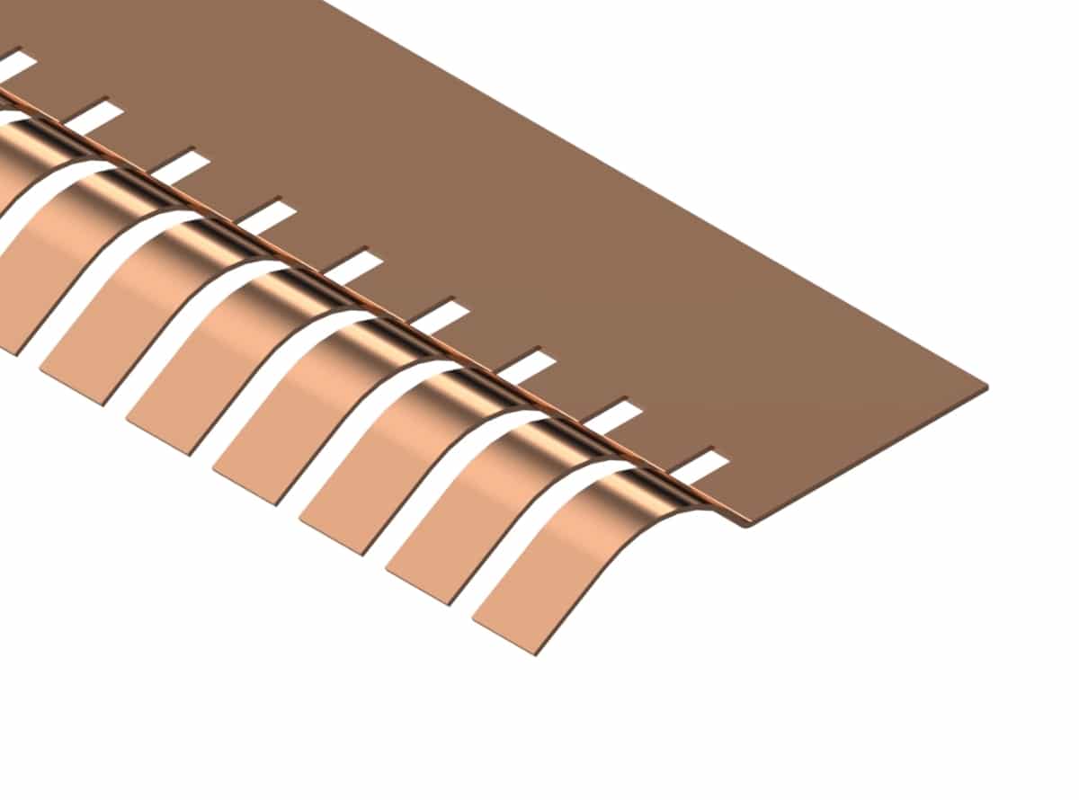 S Contact Gasket for Low Force EMI Shielding and Grounding