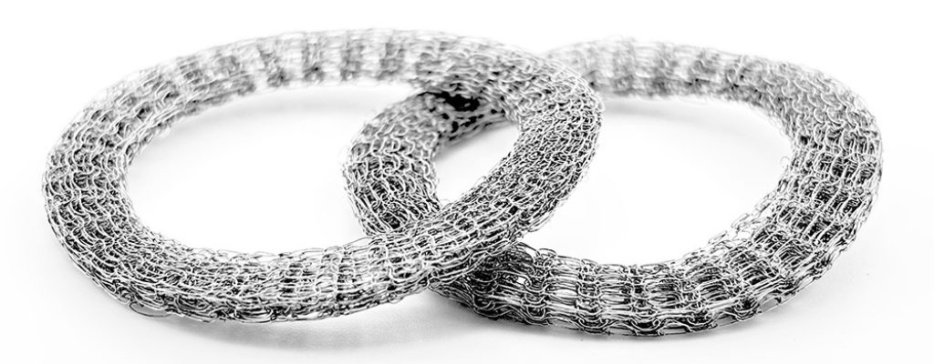Knitted Wire Mesh EMI Gasket ring, mesh washers - TechMESH from Leader Tech Inc